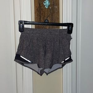 Gray Lululemon Hotty Hot Shorts